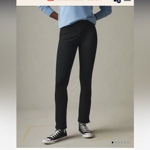 American Giant No-BS Kick Flare Pants size 2 Bkack